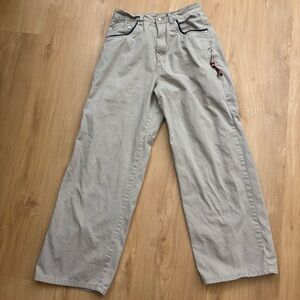 Zonz Khaki Pants Wide Leg‎ Grunge Y2K Youth 16 Womens 0-2